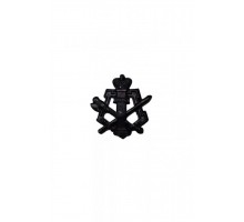 Эмблема петличная металлическая ФСИН черная