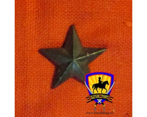 Звезда 13 мм оливковая гладкая