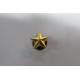 Звезда 13 мм золотая гладкая (пластиковая)