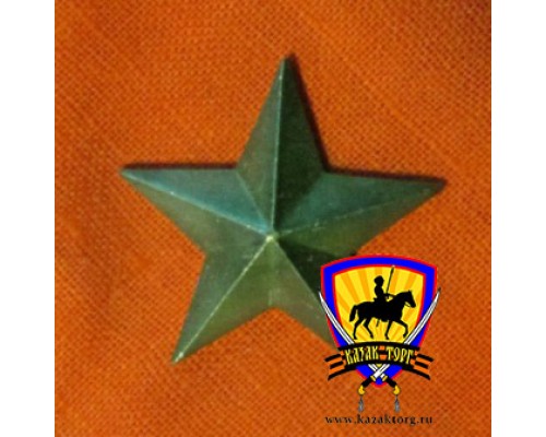 Звезда 20 мм оливковая гладкая