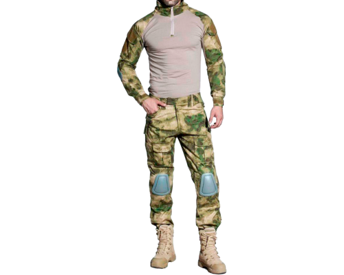 Тактический костюм Tactical G2 с налокотниками и наколенниками Мох