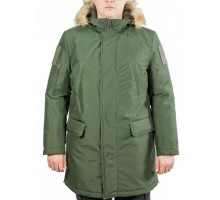 Куртка зимняя Аляска офисная зеленная